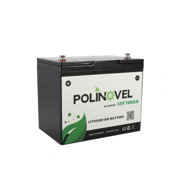 Poliovel AF Lithium 12V 100AH ​​BATEAU SOLAR ELECTRICE MOTEUR MOTEUR MARINE RV LIFEPO4 PACKET